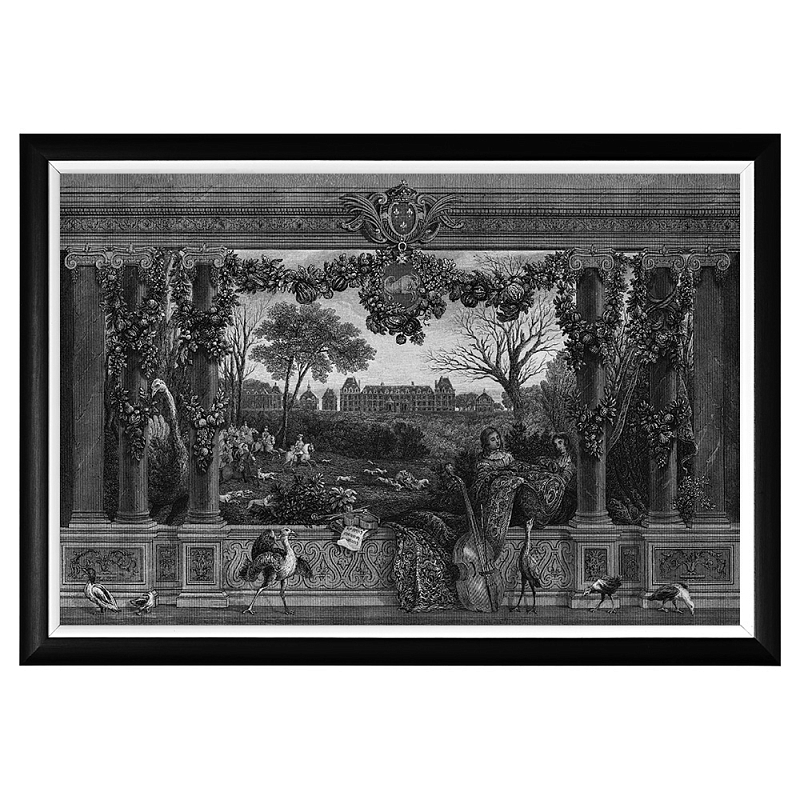 Постер Monceau Palace Poster Черный Белый Постер Monceau Palace Poster Черный Белый в Красноярске | Loft Concept