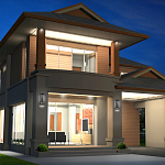 Настенный фонарь уличный прямоугольный черного цвета со стеклом с пузырьками Eurofase варинант исполнения - 6 | Loft Concept в Красноярске