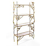 Стеллаж металлический с птичками Primavera варинант исполнения - 2 | Loft Concept в Красноярске