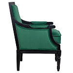 Кресло Harry Armchair black and green velour варинант исполнения - 2 | Loft Concept в Красноярске