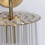 Бра с круглым основанием и длинными прозрачныи стеклянными трубками Nembus варинант исполнения - 4 | Loft Concept в Красноярске