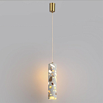 Подвесной светильник с цилиндрическим белым бетонным плафоном Terrazzo Light варинант исполнения - 4 | Loft Concept в Красноярске