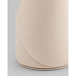 Пуф Loreen со спинкой вращающийся велюр молочный варинант исполнения - 3 | Loft Concept в Красноярске