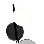 Бра с матовым плафоном в форме шара и зеркальной плоской панелью Lunar Echo  варинант исполнения - 1 | Loft Concept в Красноярске