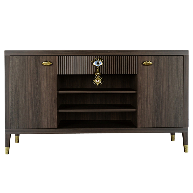 Комод-буфет Elsa Dreams Walnut с открытыми полками Орех Комод-буфет Elsa Dreams Walnut с открытыми полками Орех в Красноярске | Loft Concept