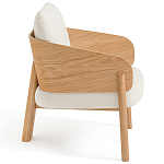 Кресло с каркасом из массива дуба Gallin Chair Boucle варинант исполнения - 3 | Loft Concept в Красноярске