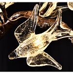 Люстра в виде золотой ветки с цветами и птичками Marvelous Garden варинант исполнения - 11 | Loft Concept в Красноярске