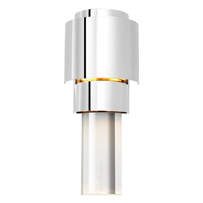 Бра Wall Lamp Avondale Nickel Никель Прозрачный (Transparent) Бра Wall Lamp Avondale Nickel Никель Прозрачный (Transparent) в Красноярске | Loft Concept