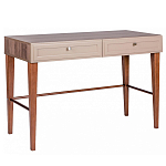 Стол письменный из массива бука с 2-мя ящиками бежевый Wenge Light варинант исполнения - 1 | Loft Concept в Красноярске