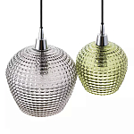 Подвесной светильник каскадный с 2-мя рельефными плафонами Cascade with Relief Lampshades варинант исполнения - 4 | Loft Concept в Красноярске