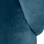 Барный стул вращающийся со спинкой Синий Велюр Vendramin Chair варинант исполнения - 3 | Loft Concept в Красноярске