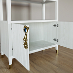 Стеллаж со стеклянными полками Elsa Dreams White варинант исполнения - 4 | Loft Concept в Красноярске