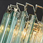 Дизайнерская люстра AQUA Blue Lagoon бирюзовое стекло несколько ярусов варинант исполнения - 4 | Loft Concept в Красноярске