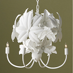 Люстра белая в виде цветков шиповника White Rosehip Flower варинант исполнения - 3 | Loft Concept в Красноярске
