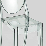 Прозрачный стул с серым оттенком LOUIS GHOST CHAIR варинант исполнения - 7 | Loft Concept в Красноярске