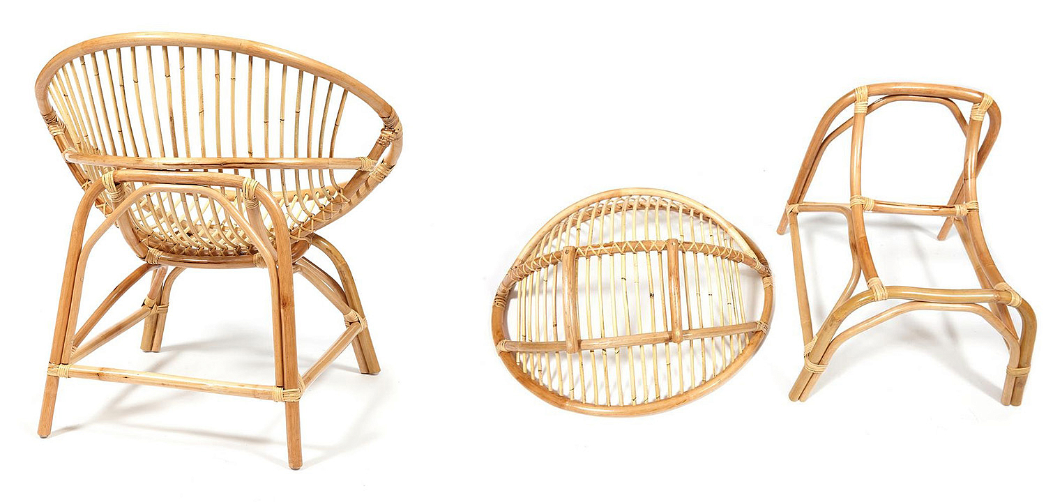 Кресло Rattan Wicker Chair - Loft-Concept в Красноярске