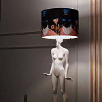 Настольная лампа с абажуром Cretto Mir варинант исполнения - 9 | Loft Concept в Красноярске