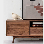 Тумба под телевизориз массива дерева TV Stand made of Walnut Wood варинант исполнения - 3 | Loft Concept в Красноярске