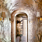 Обои ручная роспись Siam White Metal варинант исполнения - 3 | Loft Concept в Красноярске