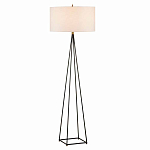 Торшер с основанием конической формы и тканевым абажуром Unusual варинант исполнения - 1 | Loft Concept в Красноярске