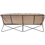 Трехместный диван на металлическом каркасе с цветочным принтом в стиле шинуазри Chinoiserie Birds on a Tree Sofa варинант исполнения - 2 | Loft Concept в Красноярске