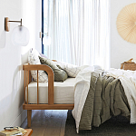 Кровать из массива дуба с пружинным блоком Mateta варинант исполнения - 8 | Loft Concept в Красноярске