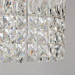 Потолочный светильник круглый с прозрачными подвесками Lunet варинант исполнения - 14 | Loft Concept в Красноярске