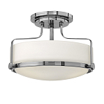 Потолочный светильник с круглым матовым белым плафоном Hinkley варинант исполнения - 9 | Loft Concept в Красноярске