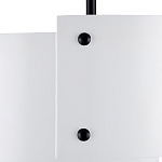 Потолочный светильник круглый светодиодный Semicircular White Panels белый варинант исполнения - 1 | Loft Concept в Красноярске