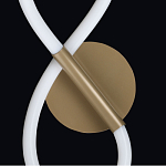 Бра с белым плафоном в форме восьмерки и круглым основанием Luke Lampco Tracer Lamp варинант исполнения - 5 | Loft Concept в Красноярске