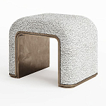 Пуф Forli с элегантной латунной вставкой варинант исполнения - 1 | Loft Concept в Красноярске