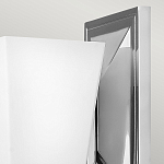 Бра с белым матовым плафоном на прямоугольном основании цвета хром Hinkley варинант исполнения - 2 | Loft Concept в Красноярске