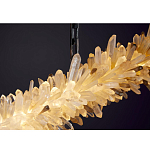 Люстра линейная светодиодная из необработанных кристаллов Mountain Comet варинант исполнения - 1 | Loft Concept в Красноярске