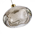 Подвесной светильник с прозрачным стеклянным плафоном округлой формы Effervia  варинант исполнения - 8 | Loft Concept в Красноярске