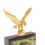 Настольный письменный набор из змеевика  и бронзы с декором в виде орла в подарочной упаковке Successful Leader варинант исполнения - 3 | Loft Concept в Красноярске