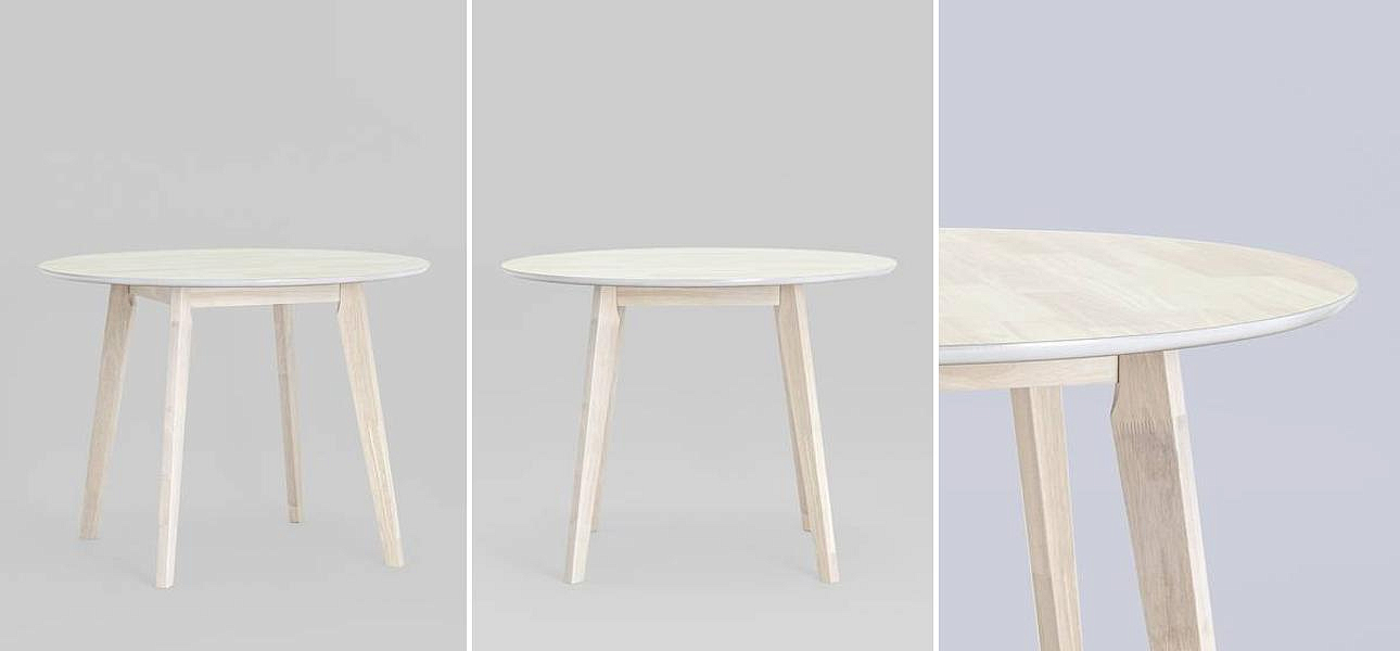Стол обеденный Bleached Oak Стол обеденный Bleached Oak - Loft-Concept в Красноярске