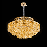 Люстра хрустальная в неоклассическом стиле на золотистом каркасе Majesty варинант исполнения - 5 | Loft Concept в Красноярске