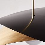 Люстра круглая с 2-мя металлическими абажурами Andromeda варинант исполнения - 4 | Loft Concept в Красноярске