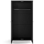 Шкаф черный Silva Black Cabinet варинант исполнения - 4 | Loft Concept в Красноярске