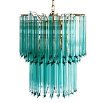 Дизайнерская люстра Blue Lagoon glass бирюзовое стекло  варинант исполнения - 1 | Loft Concept в Красноярске