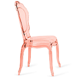 Прозрачный стул розовый LOUIS GHOST CHAIR Pink варинант исполнения - 3 | Loft Concept в Красноярске