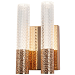 Бра с двумя плафонами Dew Drops Tube Duo Gold Wall Lamp варинант исполнения - 1 | Loft Concept в Красноярске