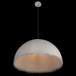 Подвесной светильник в форме купола белого цвета с ажурной бахромой Tactile Line варинант исполнения - 5 | Loft Concept в Красноярске