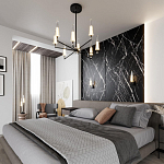 Настольная лампа с прозрачными плафонами из стекла Umbrella варинант исполнения - 5 | Loft Concept в Красноярске