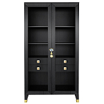 Дизайнерский шкаф витрина Elsa Dreams Black с 4-мя ящиками варинант исполнения - 1 | Loft Concept в Красноярске