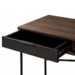 Стол рабочий в стиле лофт с ящиком и нишей для хранения Urban Style Space 2 варинант исполнения - 4 | Loft Concept в Красноярске