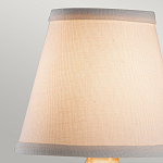 Бра со стеклянным шарообразным декором с пузырьками и бежевым абажуром Feiss варинант исполнения - 2 | Loft Concept в Красноярске