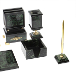 Настольный письменный набор из нефрита в подарочной коробке Victorious варинант исполнения - 5 | Loft Concept в Красноярске