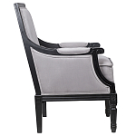 Кресло Harry Armchair black and grey velour варинант исполнения - 2 | Loft Concept в Красноярске