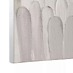 Панно декоративное с ручной росписью Gray Strokes варинант исполнения - 1 | Loft Concept в Красноярске